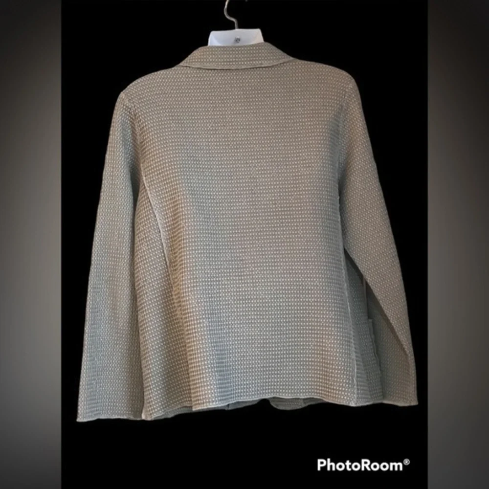 Like New Tan Cotton Blazer, Size Medium